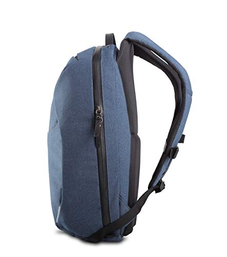 STM Myth 18L Laptop Backpack - Durable, Stylish, and Laptop Backpack with Pockets - Fits 15-Inch Laptop and 16-Inch MacBook Pro with Laptop Protection - Slate Blue (stm-117-186P-02),Black