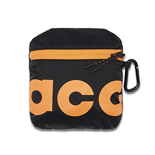 Nike ACG Packable Backpack (Regular, Black/Bright Mandarin)