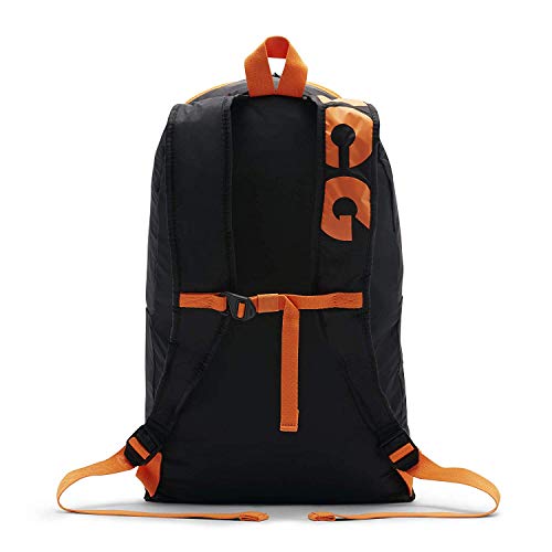 Nike ACG Packable Backpack (Regular, Black/Bright Mandarin)