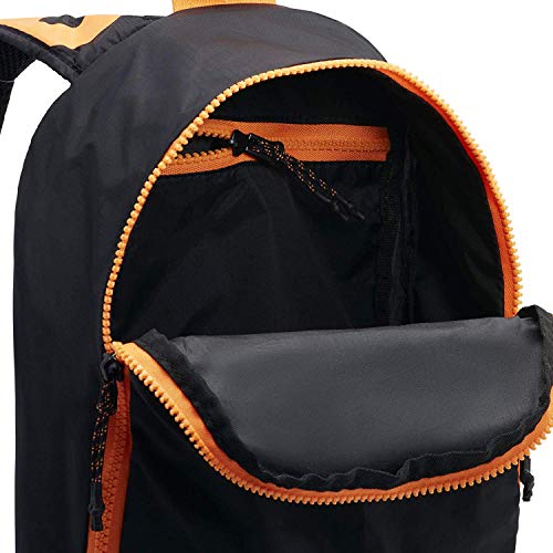 Nike ACG Packable Backpack (Regular, Black/Bright Mandarin)