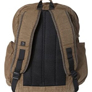 DRI Duck 1039 Traveler Carry-on Canvas Hiking Daypack Backpack 32L (Field Khaki/Tobacco)