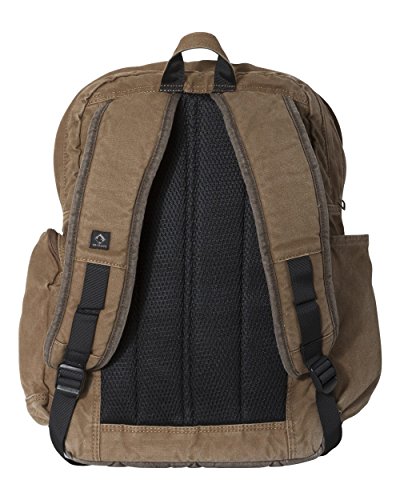 DRI Duck 1039 Traveler Carry-on Canvas Hiking Daypack Backpack 32L (Field Khaki/Tobacco)