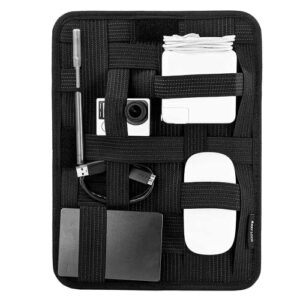 keysmart travel grid organizer backpack & bag accessories in black