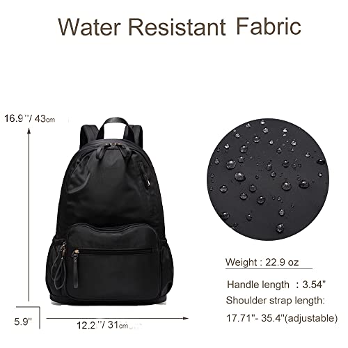 PAOIXEEL 14 Pockets Fashion Backpack, Anti-theft Water Resistance Lightweight Diaper Bag Backpack for Casual Daypack Outdoor