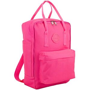 eastsport double handle convertible mid size backpack/tote - sunset pink