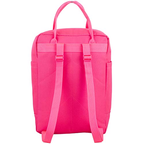 Eastsport Double Handle Convertible Mid Size Backpack/Tote - Sunset Pink