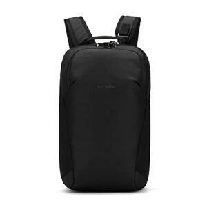 pacsafe vibe 20l security & anti-theft daypack - slash proof & lockable, black