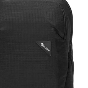 Pacsafe Vibe 20L Security & Anti-Theft Daypack - Slash Proof & Lockable, Black