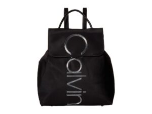 calvin klein mallory nylon backpack black one size