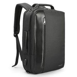 tigernu laptop backpack for men 4-in-1 business backpack 15.6 inch computer professional backpack for travel (tgn-b006 black)