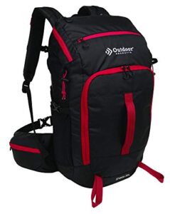outdoor products traveling, black, 35 liter capacity