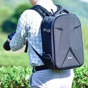 Lykus M2 Backpack for DJI Mavic/Air/Mini, DJI RC/RC Pro, Camera, Lenses, Tripod, and Laptop, Perfect Companion for Aerial Photography and Photography