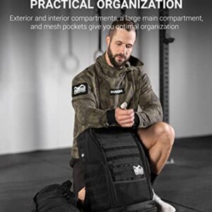 Phantom Athletics Gym Backpack - Sports MMA Boxing BJJ - Men Bag Tactical Black