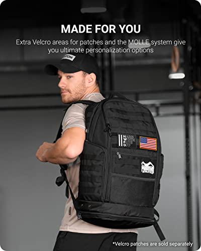 Phantom Athletics Gym Backpack - Sports MMA Boxing BJJ - Men Bag Tactical Black