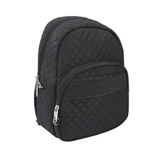 travelon backpack boho-anti-theft, black, one size