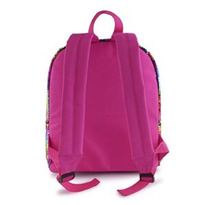 Le Vasty Mini Sequin Backpack for Little Girls Kids Women Fashion Small Daypacks Purse for ladies Magic Mermaid Sparkly Back Pack(Rainbow)