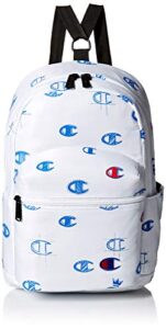 champion unisex-adult's mini supercize cross-over backpack, white, one size