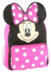 minnie mouse big face little girl 10" backpack