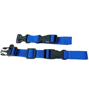 amlrt backpack chest strap- nylon - adjustable universal (blue)