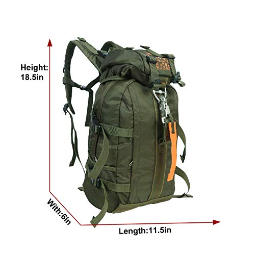 ARMYCAMO AIR FORCE Parachute Buckles Rucksacks Nylon Tactical Backpack Deployment Bag Olive