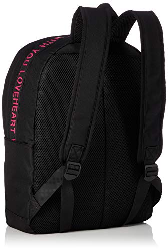 UNIQUE(ユニック) Unic UK-9706 Glitter Print D Bag, Black/Pink