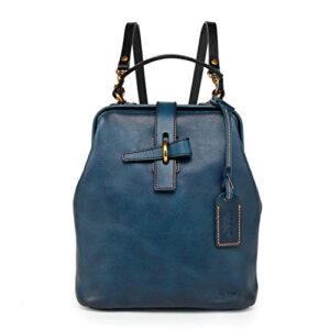 old trend genuine leather pamela backpack (navy)