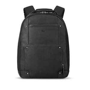 solo new york reade vintage leather backpack, black, one size