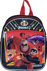 incredibles 2 10" backpack with heat seal artwork