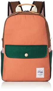 drife org & grn backpack, multi-color ykk zipper