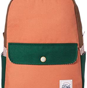 Drife ORG & GRN Backpack, Multi-Color YKK Zipper