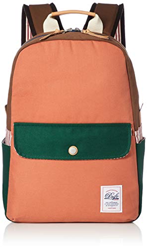 Drife ORG & GRN Backpack, Multi-Color YKK Zipper