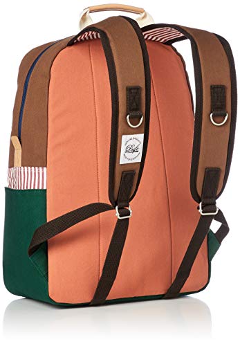 Drife ORG & GRN Backpack, Multi-Color YKK Zipper