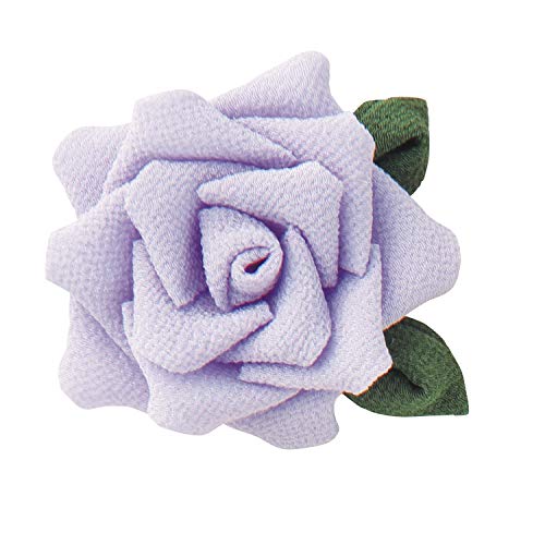 Olympus Thread OLY-TZ5A, First Knob Craft Kit, Rose Brooch, H 2.6 x W 2.8 x D 1.0 inches (6.5 x 7 x 2.5 cm), Purple