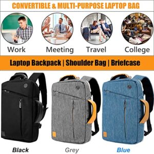 ROXIE Laptop Briefcase Backpack Sleeve for Samsung Notebook 9 Pro, Galaxy Book Flex 15, ZenBook 15, HP ENVY x360