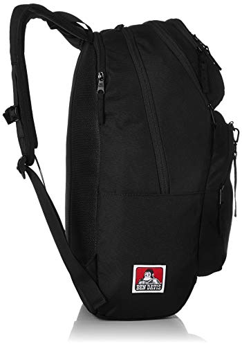 BEN DAVIS(ベンディビス) Men's Backpack, Black (Black 19-3911tcx)