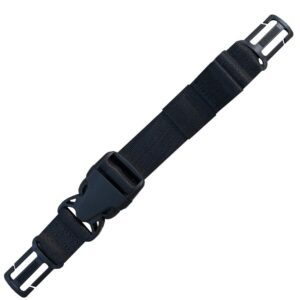 amlrt hdhyk backpack chest strap- nylon -suitable for webbing on the backpack up to1in. black