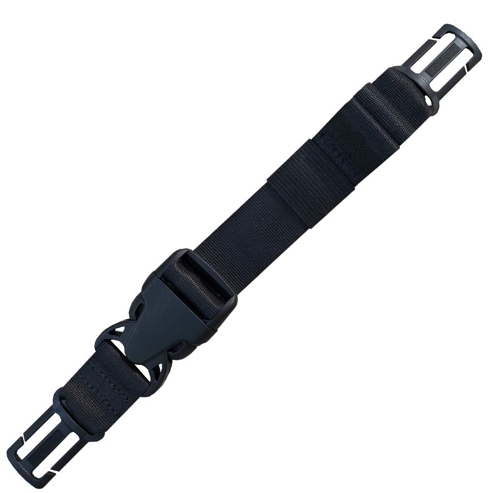 Amlrt HDHYK Backpack Chest Strap- Nylon -Suitable for Webbing on The Backpack up to1in. Black