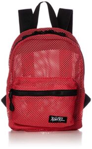 x-girl 05192043 mini mesh daypack, red