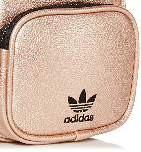 adidas Originals Women's Originals PU Leather Mini Backpack, Rose Gold, One Size