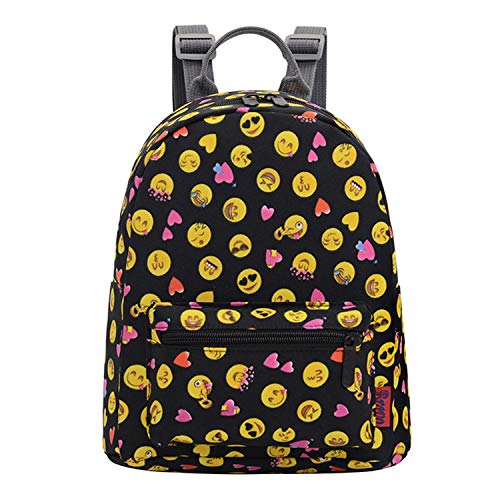 Bravo BTS Mini Backpack, Beautiful 11" Fashion Design Casual Daypack, All Purpose Essentual Bag (Emoji)