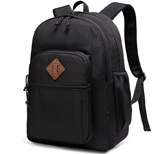 Backpack for Men and Women,ChaseChic WaterResistant Lightweight School Backpacks 15-in Laptop College Travel Bookbags,Black