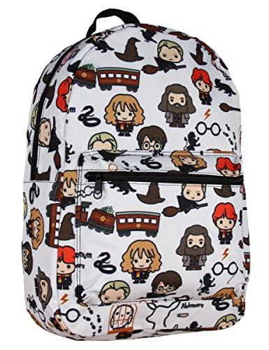 Bioworld Harry Potter Laptop Backpack Chibi Characters Art Sublimated Bag