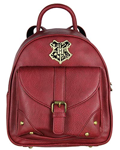 Harry Potter Hogwarts Crest Faux Leather Mini Backpack