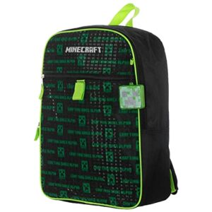 Bioworld Kids Minecraft Backpack 4-Piece Combo School Supplies