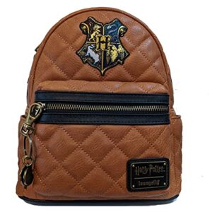 Loungefly Harry Potter Hogwarts Crest Faux Leather Quilted Shoulder Bag