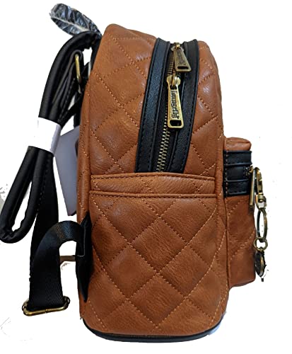 Loungefly Harry Potter Hogwarts Crest Faux Leather Quilted Shoulder Bag