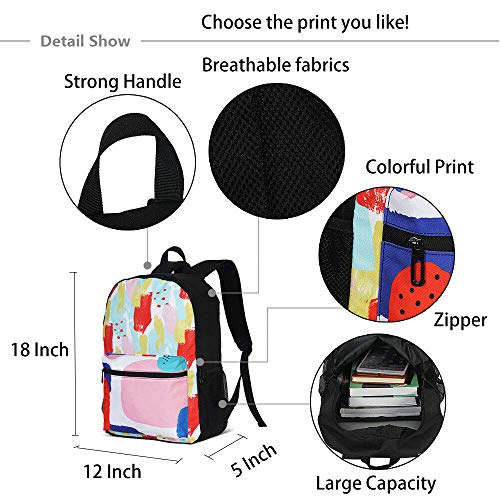 FeHuew Galaxy Skull Boys Backpacks Bookbag Laptop Shoulder Daypack Shoulder Lightweight Bag for Teens