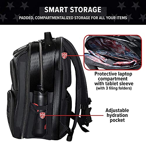 Subtle Patriot USA Backpack – Concealed Carry Backpack/Adjustable Straps and Extra Storage/Use for Travel, Work, Laptop, Hunting, and Hiking (Lady Liberty)