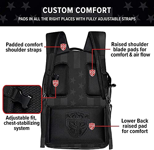 Subtle Patriot USA Backpack – Concealed Carry Backpack/Adjustable Straps and Extra Storage/Use for Travel, Work, Laptop, Hunting, and Hiking (Lady Liberty)