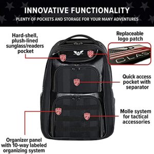 Subtle Patriot USA Backpack – Concealed Carry Backpack/Adjustable Straps and Extra Storage/Use for Travel, Work, Laptop, Hunting, and Hiking (Lady Liberty)